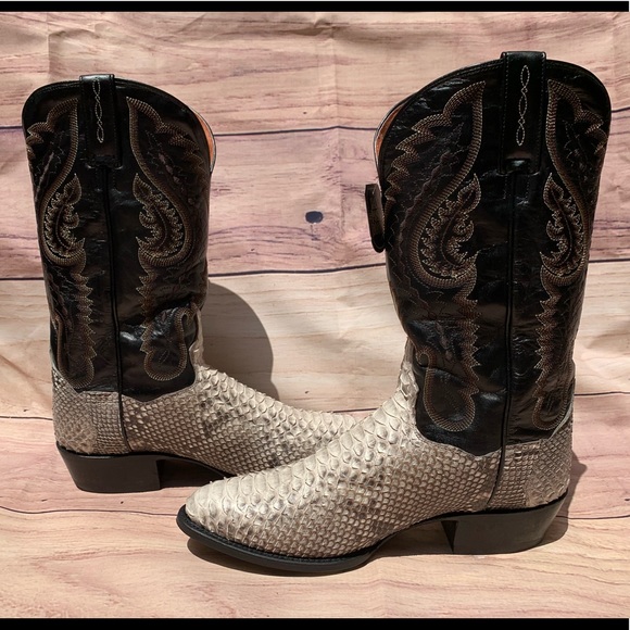 Dan Post Men's Omaha Python Western Boots - Picture 10 of 10